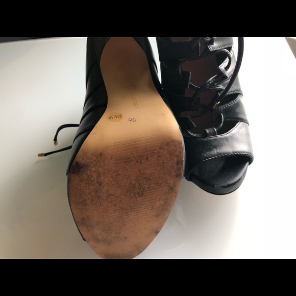 BCBG Sexy LaceUp Heels - Picture 4 of 5